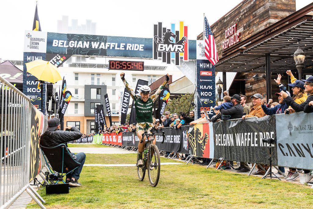 Heather Jackson wins women's division on the Waffle course at 2023 BWR California