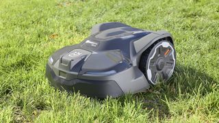 The new Husqvarna iQ series robot lawn mower.