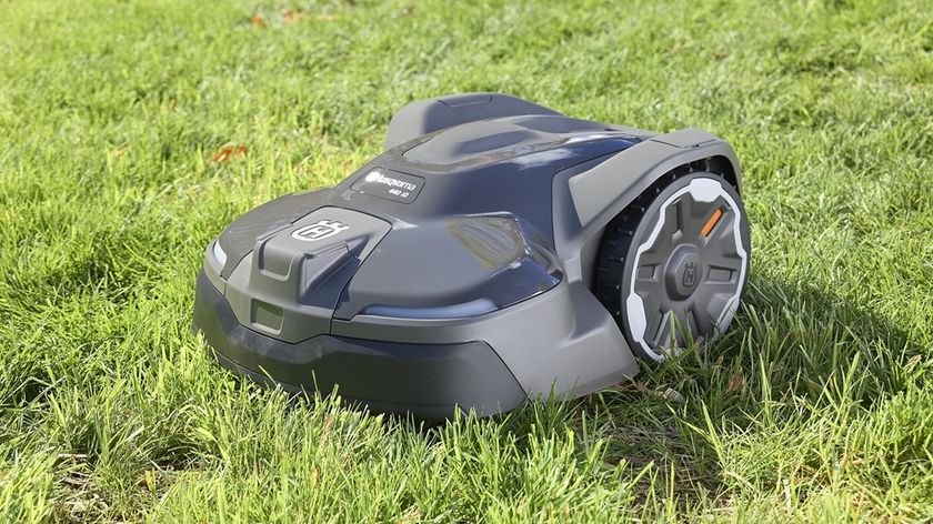 The new Husqvarna iQ series robot lawn mower.