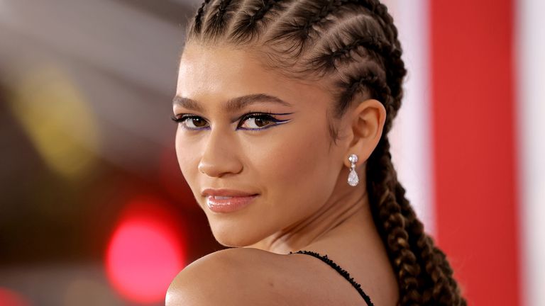 Zendaya attends Sony Pictures' "Spider-Man: No Way Home" Los Angeles Premiere on December 13, 2021 in Los Angeles, California.