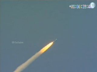India's first mission to Mars, the Mars Orbiter Mission, launches the Mangalyaan orbiter toward the Red Planet atop a Polar Satellite Launch Vehicle on Nov. 5, 2013 from the Indian Space Research Organisation's Satish Dhawan Space Centre in Sriharikota.