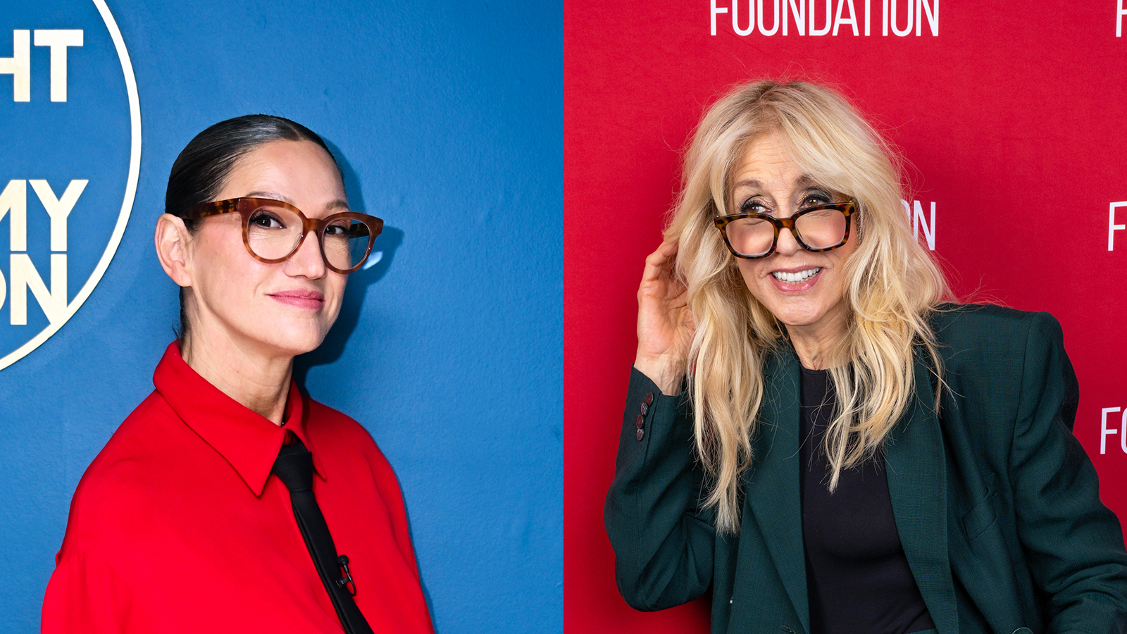 Jenna Lyons and Judith Light wearing Havana Tortoiseshell eyeglasses