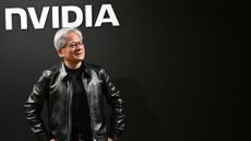 Nvidia CEO Jensen Huang pictured during a Q&A session at the Nvidia/Japan AI Ecosystem Reception in Tokyo.