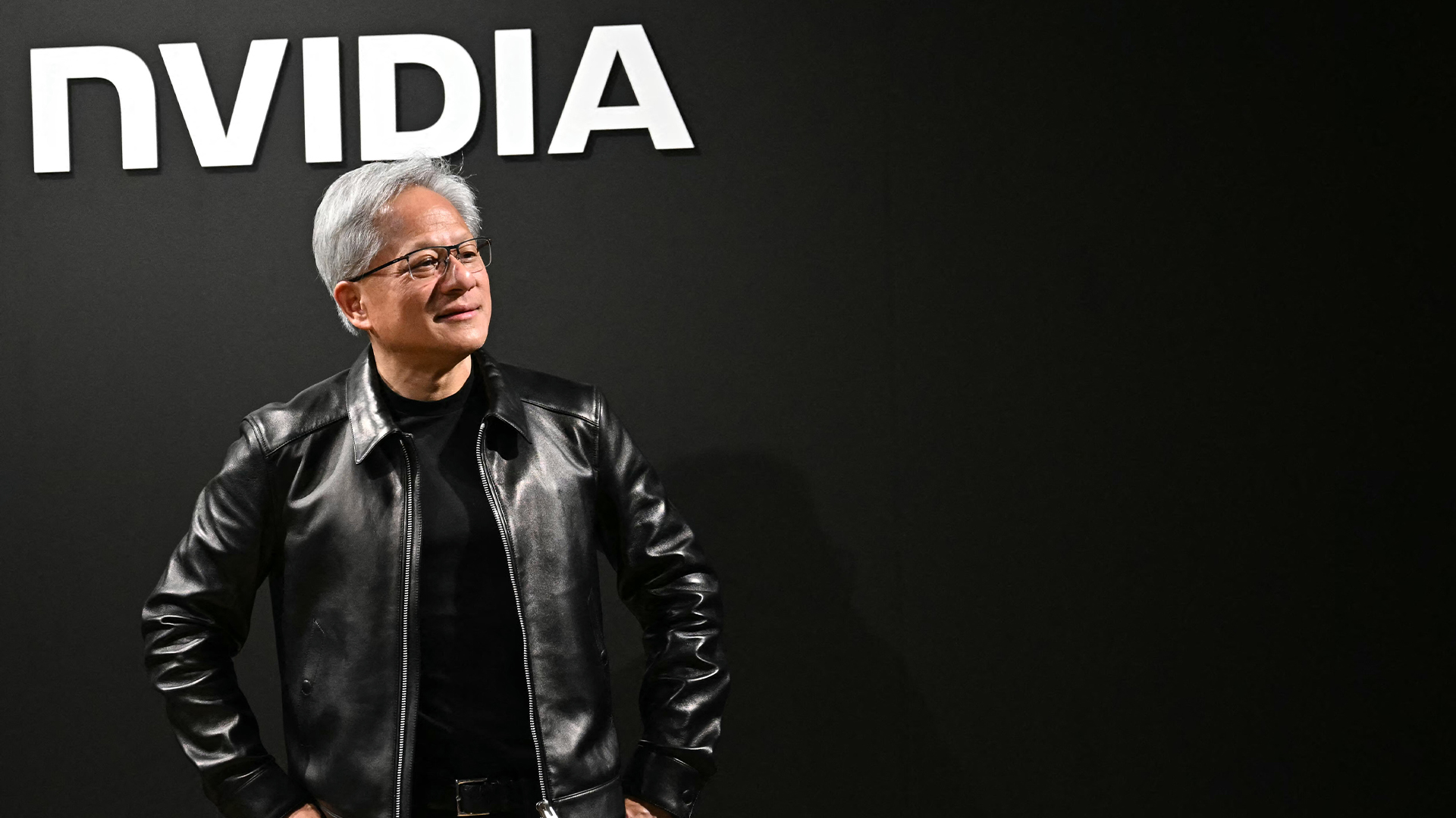 Nvidia CEO Jensen Huang pictured during a Q&A session at the Nvidia/Japan AI Ecosystem Reception in Tokyo.