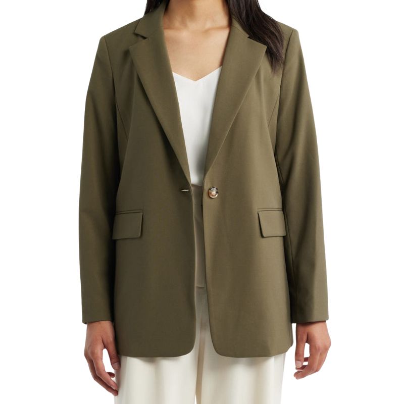 Image of olive green blazer