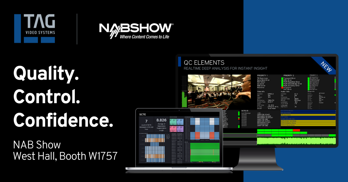 TAG Video Systems at the NAB Show