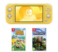 Nintendo Switch Lite + Animal Crossing + Minecraft bundle:  £258.98