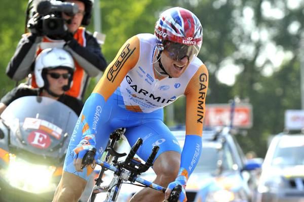 Bradley Wiggins (Garmin-Slipstream) finished fourth, two seconds behind Chavanel.