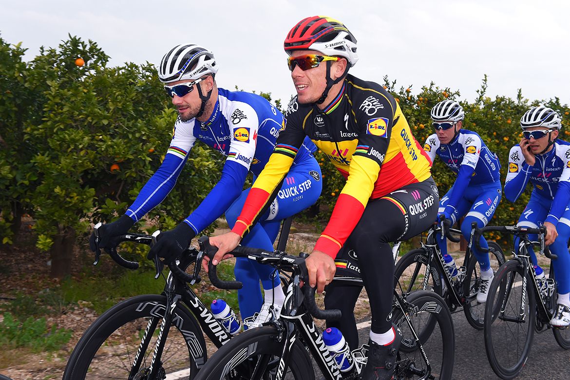 Tom Boonen and Philippe Gilbert united on Quick-Step Floors