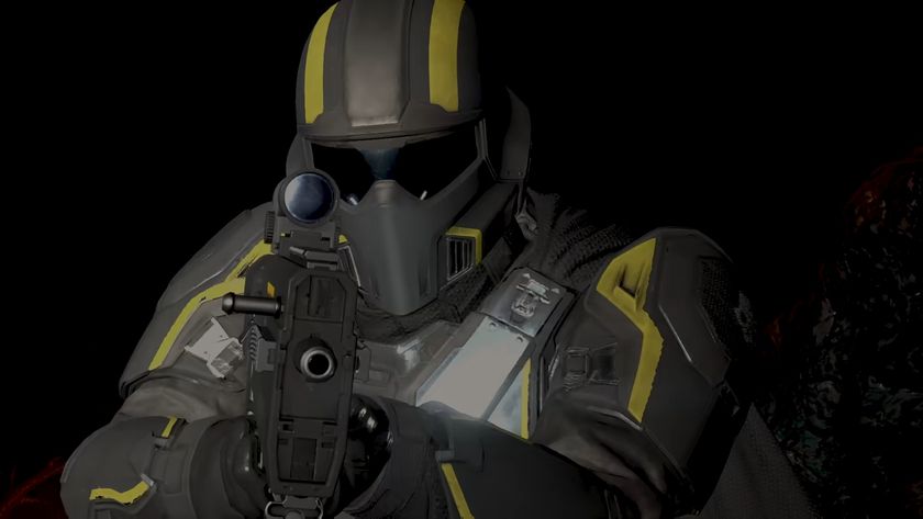 Helldivers 2 soldier in flat lighting