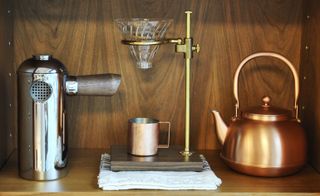 Included in La Gent’s curated selection of tableware goods are The Coffee Registry’s scientific coffee kit, and Azmaya’s Japanese copper tea kettle
