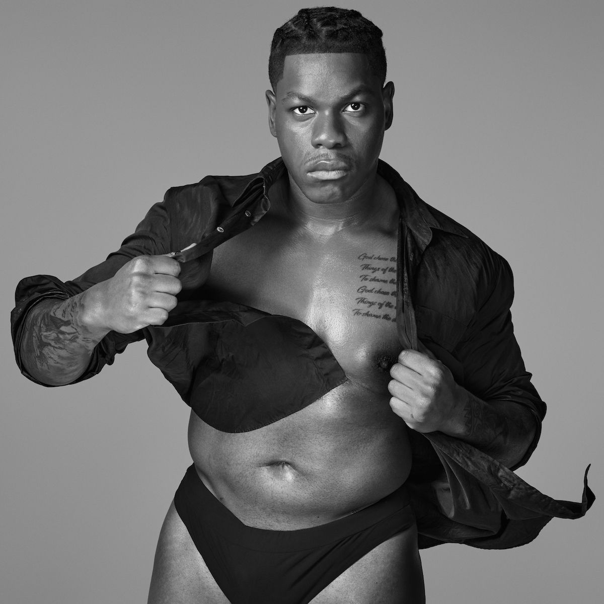 Ethan James Green Pirelli Calendar 2024 featuring John Boyega