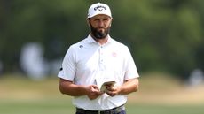 Jon Rahm during a tournament