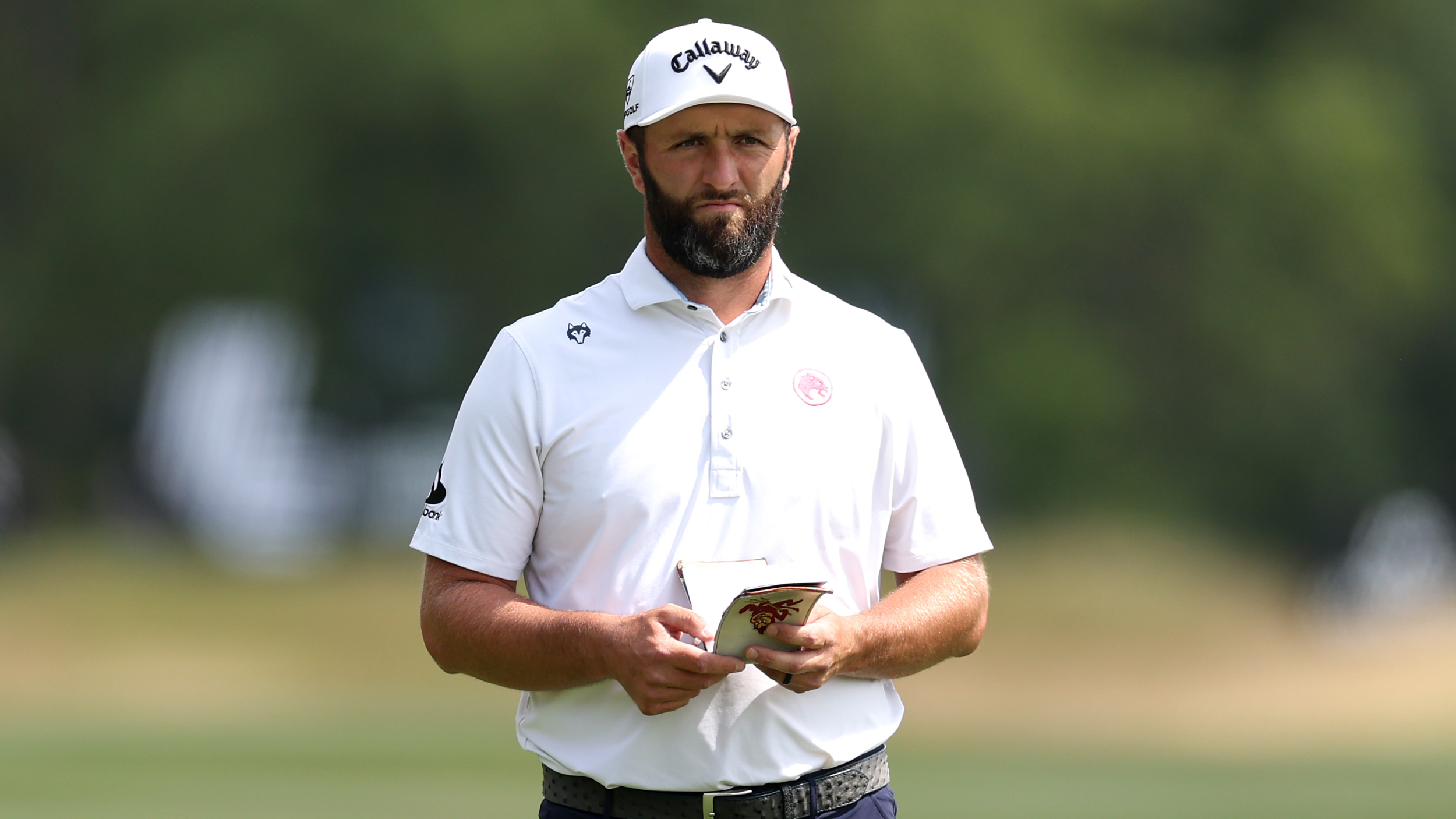 Jon Rahm during a tournament