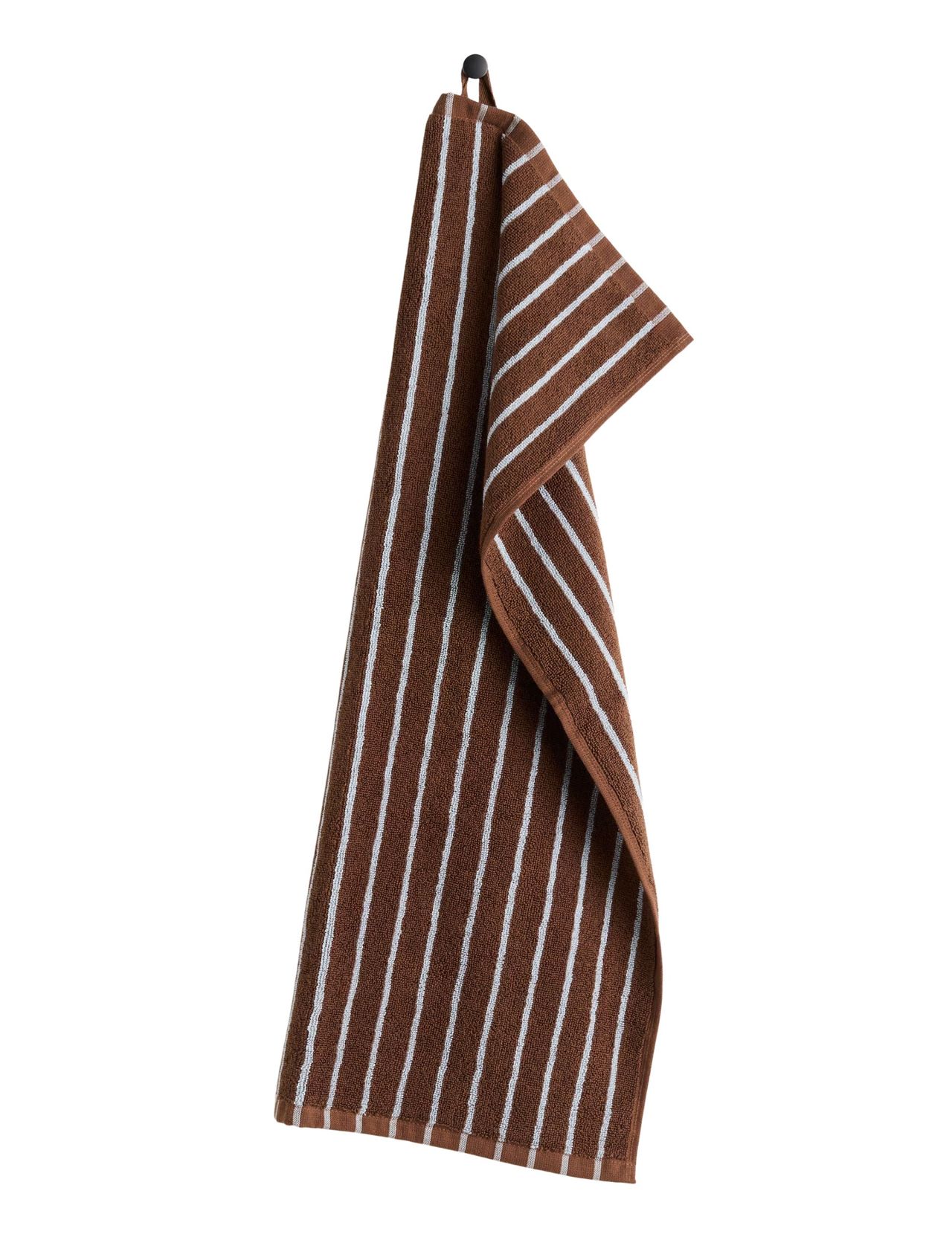Brown Striped Hand Towel