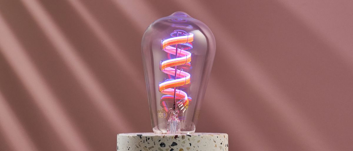 This WiZ smart bulb may not be the brightest, but its colorful LED filament puts a modern twist on a vintage classic