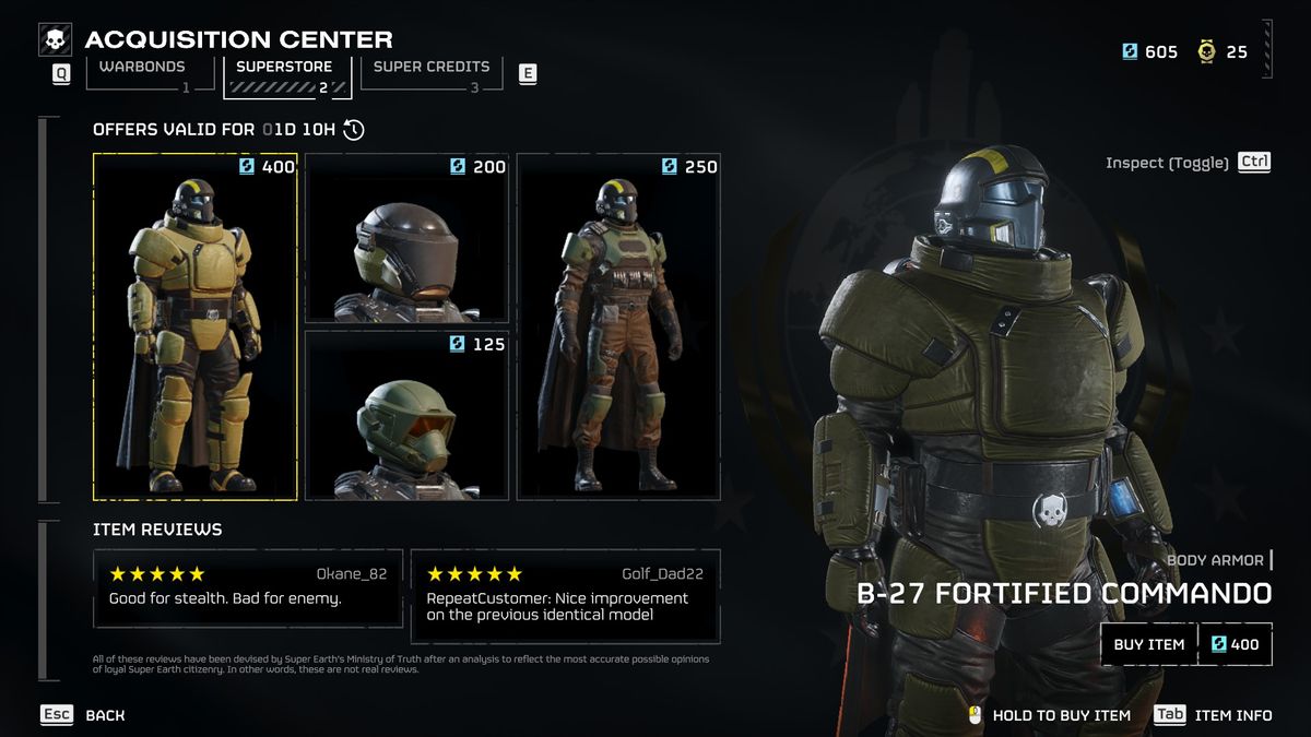 Helldivers 2 is the least i ve felt pressured to spend money on a game