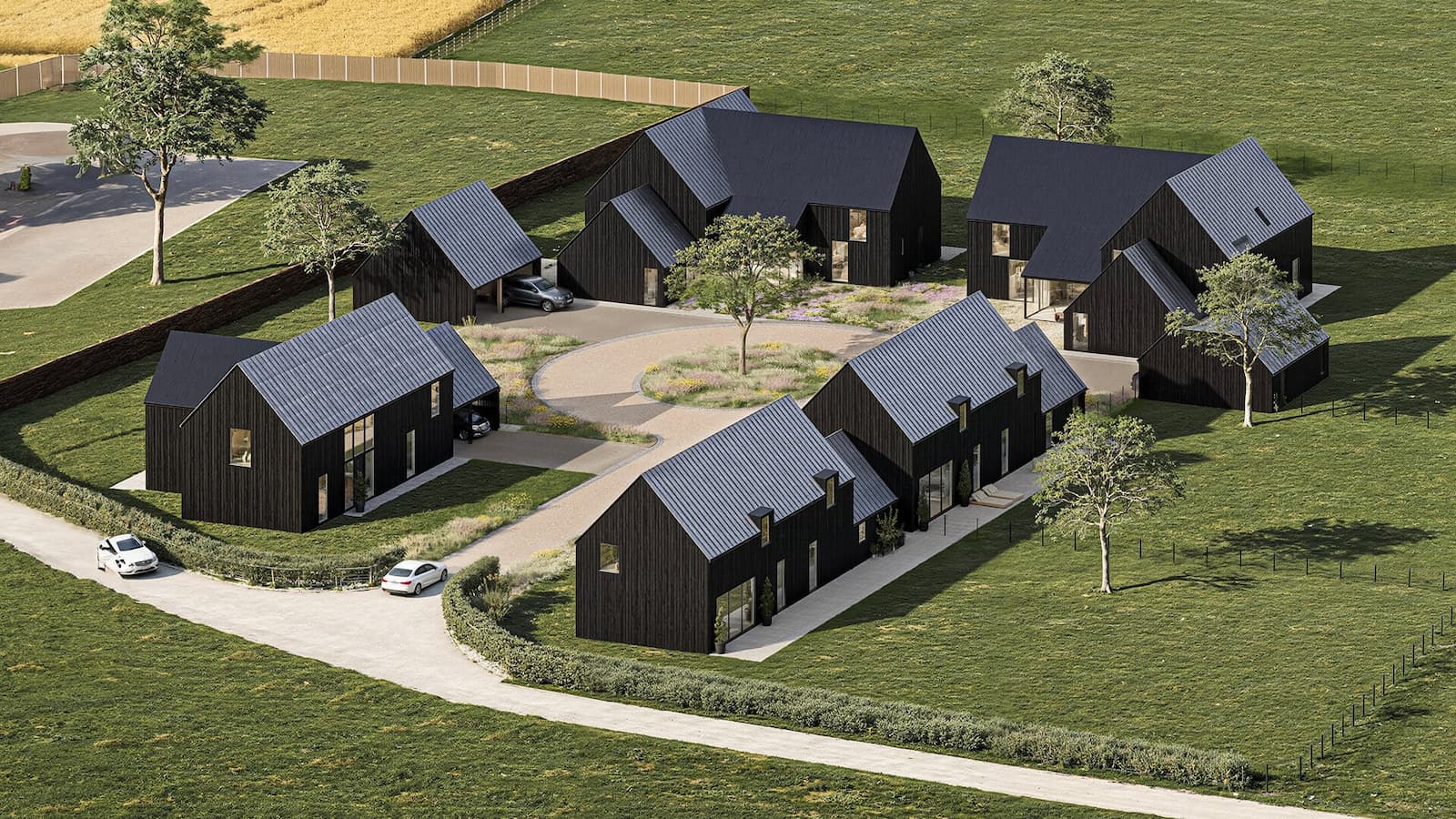 AI generated images of 5 custom-build homes