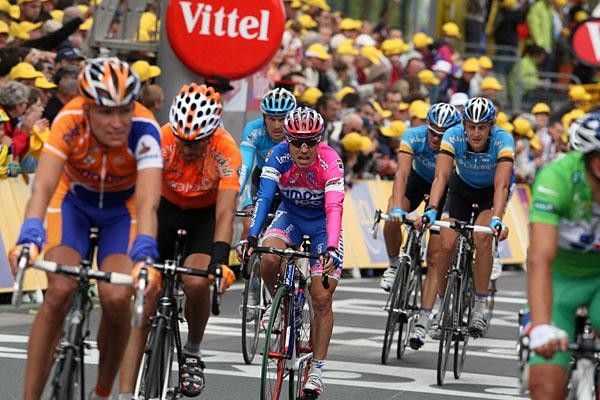Damiano Cunego (Lampre) finished way back