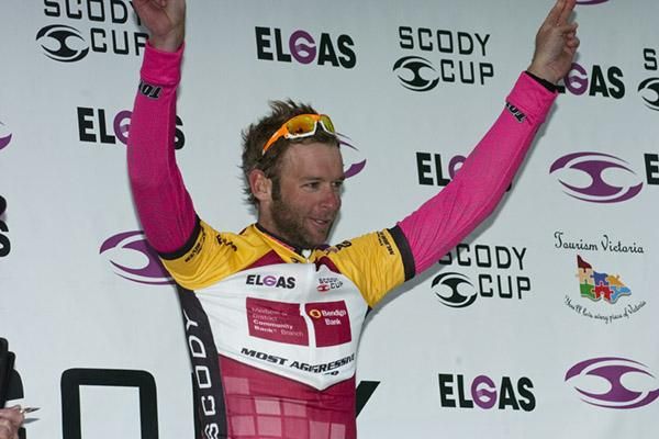 New Zealander Jason Allen's hard work on the stage didn't go unnoticed by the judges and he was awarded the most aggressive rider of the stage jersey.