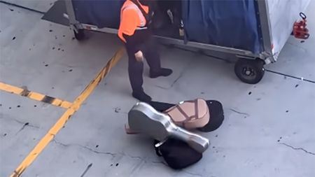 Guitars baggage handler LAX