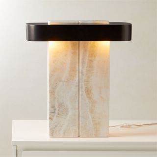 Lastra White Onyx Table Lamp