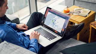 NordVPN on laptop