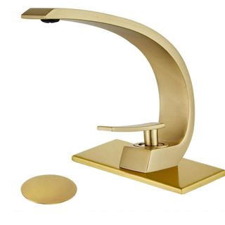 Wovier Brushed Gold Bathroom Sink