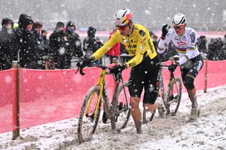 'Let's just hope it doesn't snow for three weeks' &ndash; Wout van Aert on track to start at Omloop Het Nieuwsblad as poor weather hits Visma's altitude camp