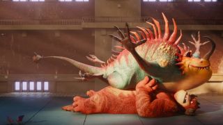Monsters "dancing" in the Rumble trailer