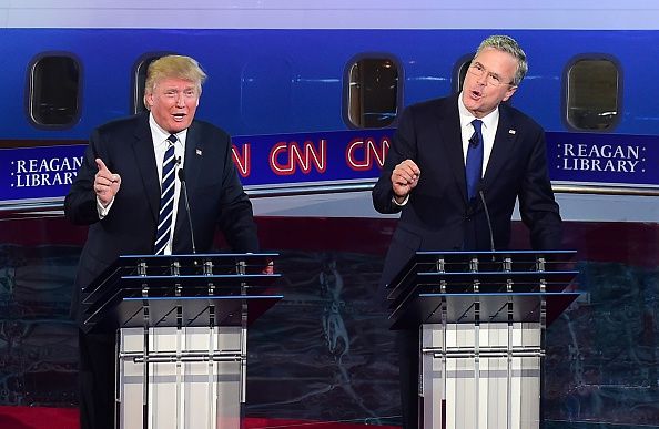 Donald Trump and Jeb Bush