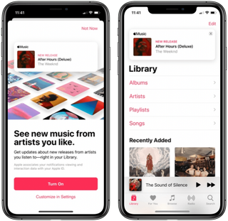 Apple Music In App Notifications