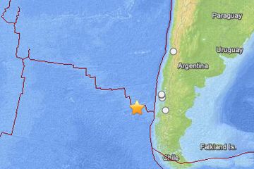 earthquake map