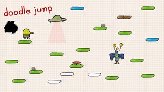 A screenshot from Doodle Jump