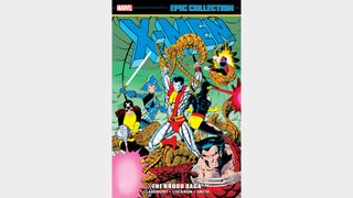 Colossus grapples with one of the Brood on the collection cover from X-Men: The Brood Saga