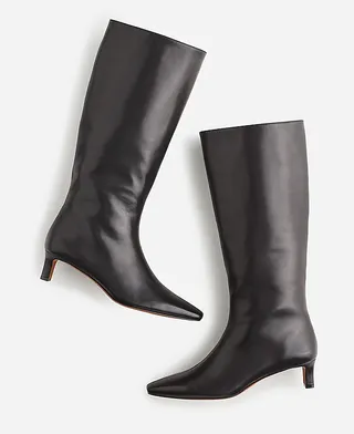 madewell, kniehohe Dimes-Stiefel mit Kitten-Absatz