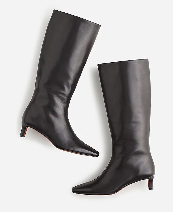 madewell, The Dimes Kitten-Heel Knee Boot