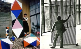 A scene from Charles and Ray Eames: The Architect and the Painter