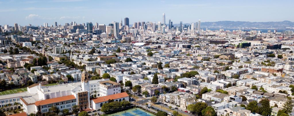 San Francisco skyline.