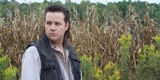 Eugene in a corn field