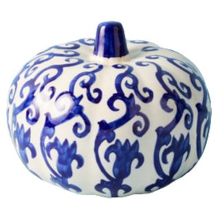 Martha Stewart chinoiserie ceramic pumpkin