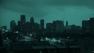 Shot of Detroit from Justified: City Primeval