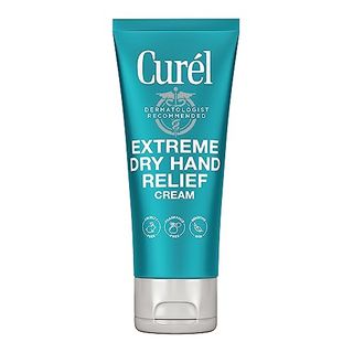 Curél Extreme Dry Hand Dryness Relief, Travel Size Hand Cream, Easily Absorbed for Long-Lasting Relief after Washing Hands, with Eucalyptus Extract, 3 Ounces
