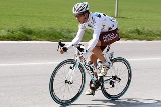 Blel Kadri (AG2R La Mondiale) during his lengthy solo break.
