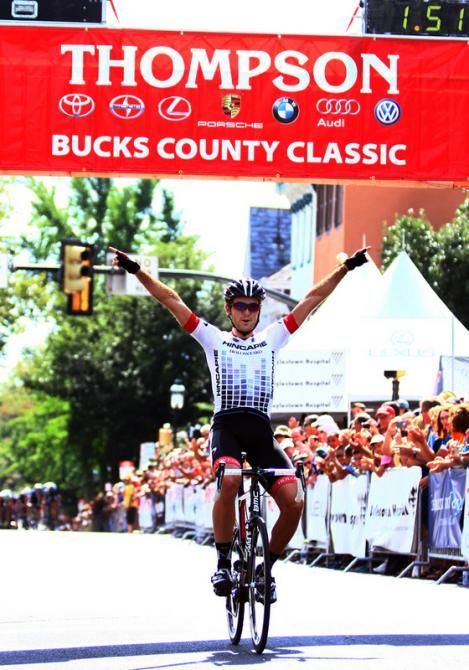 Rosskopf (BMC/Hincapie Sportswear) manages to pull it off taking a first place victory.