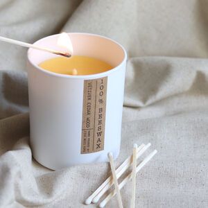 Large Beeswax Scented Candle