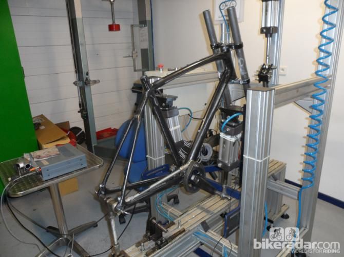 Kit in the Lapierre test lab