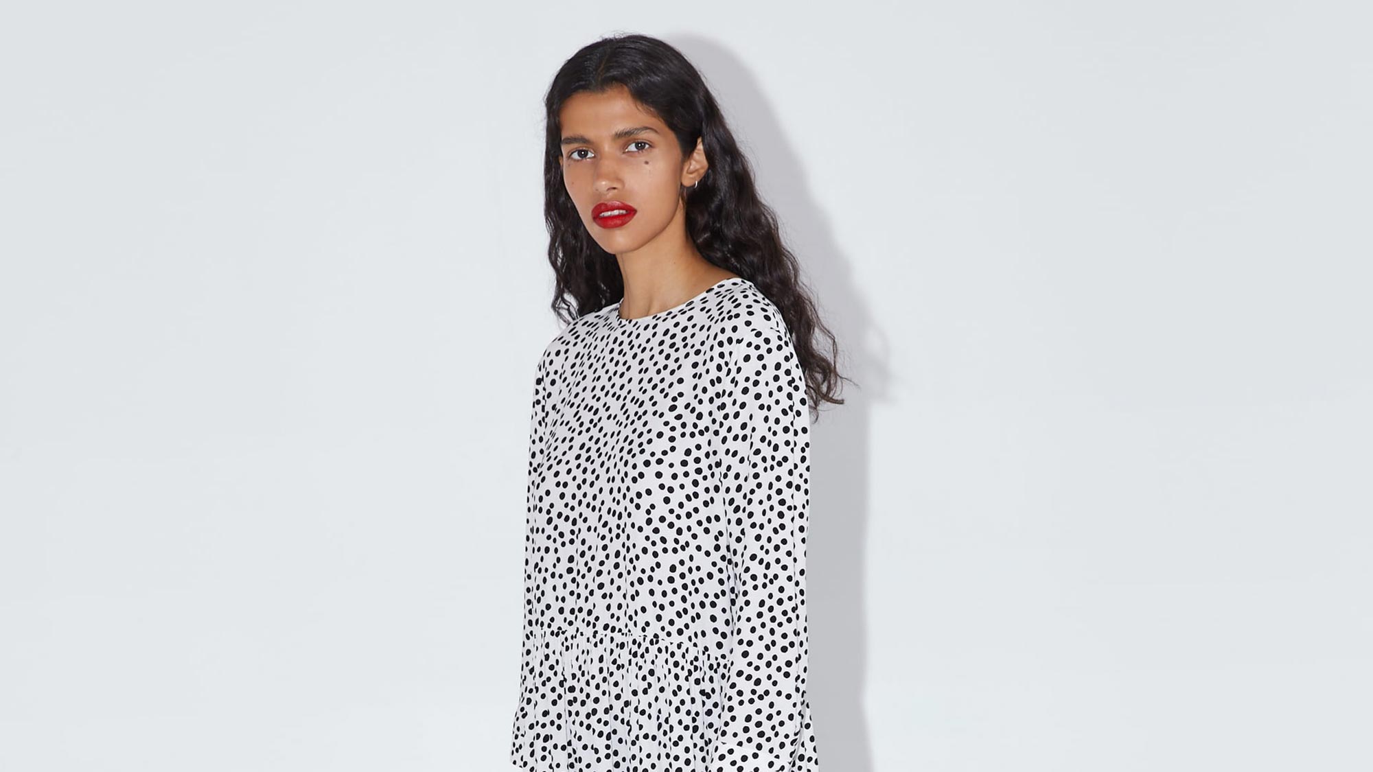 Spotty zara shop dress instagram