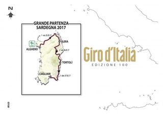 The 2017 Giro d'Italia begins in Sardinia.