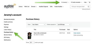 How to get a refund for an Audible audiobook purchase